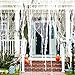 Whaline Halloween Creepy Cloth, 32.8 x 2.5ft Decor Drape for Doorways, Entryways, Windows Cover Gauze for Haunted House Party (White)