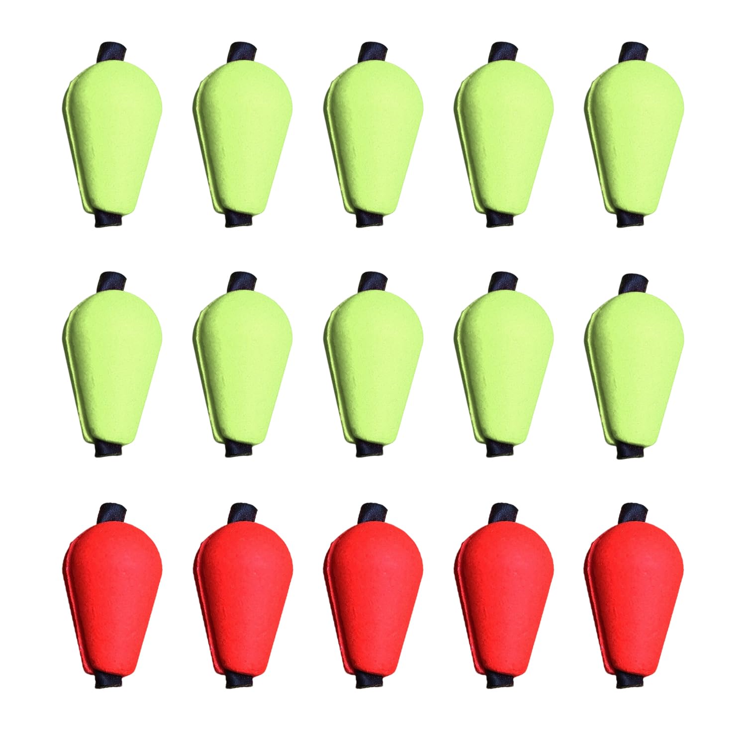 XMNIVATE 15 Pieces Fly Fishing Buoys, Drop Floats, Fly Fishing Strike Indicators, Fishing Buoys, Bite Indicators, Rapid Floats, Fishing Accessories