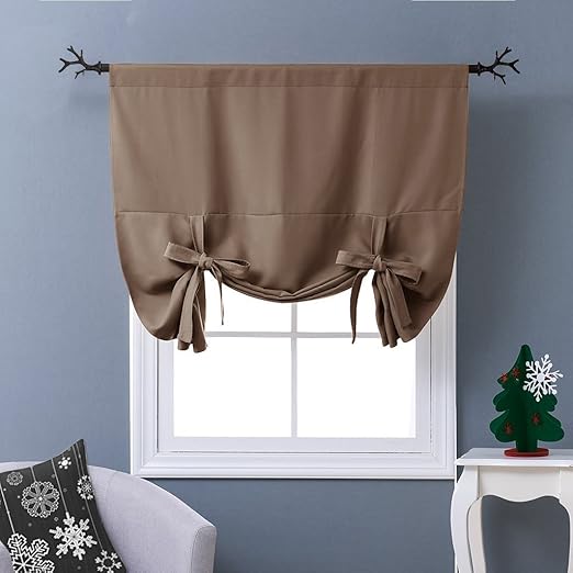 Amazon Com Nicetown Balloon Shade Blackout Curtain Thermal