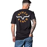Kimes Ranch Men's Honor Tee Western Graphic Short Sleeve T Shirt Pigment Washed Regular Fit