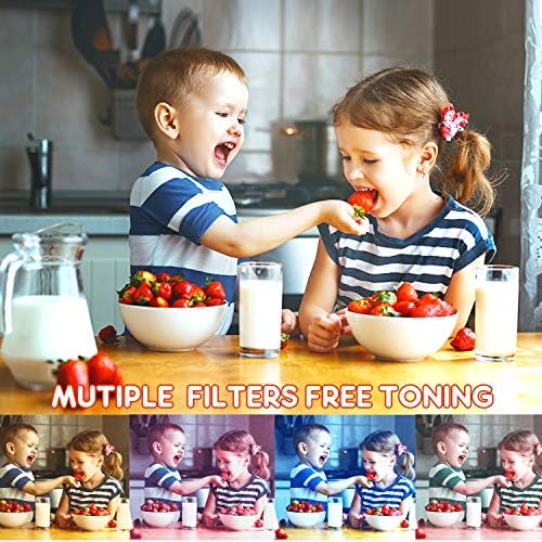 ShinePick Kids Digital Camera, Mini 2 Inch Screen Children's Camera 8MP HD Digital Camera with Micro SD Card(Pink) 5 61e0JywFc8L. AC