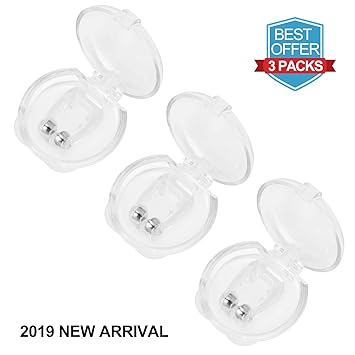 Clip Nasal Magnétic Anti-Ronquidos, ZHWUEU Dilatador Nasal Anti ...