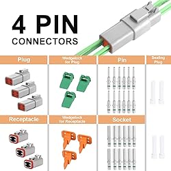 JRready ST6114 DT 4 Pin Connector DT06-4S DT04-4P