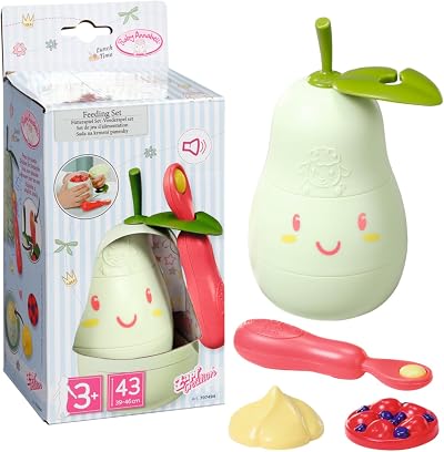 Baby Annabell Lunch Time Feeding Set 707494 Pear-Shaped Lunch Box 36/43cm
