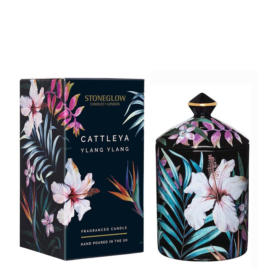 Stoneglow Urban Botanics - Cattleya Ylang Ylang Reed Ceramic Candle Tumbler