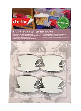 4 Tischtuchbeschwerer / Tasse mit Magnet