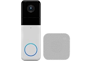 WYZE LIFESTYLE Wyze Wireless Video Doorbell Pro (Chime Included) with Easy-to-Use Design, 1440 HD Video, 1:1 Head-to-Toe View (1:1 Aspect Ratio), 2-Way Audio, Night Vision