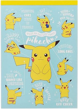 Amazon サンスター文具 ポケモン メモa6 ピカチュウ S 文房具 オフィス用品 文房具 オフィス用品