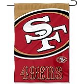 San Francisco 49ers Large Logo Double Sided Garden Banner Flag