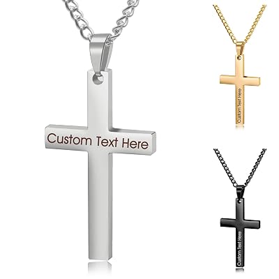 Buy Personalized Cross Necklace-Custom 