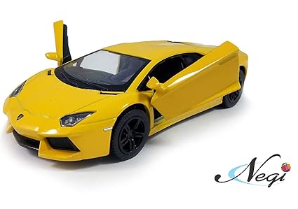 Negi Kinsmart Car 1:38 Lamborghini Aventador LP 700-4 Car Open Door Car Metal Car Die-Cast Car Pull Back Car (Any One & Colour May Vary) (Lamborghini Aventador LP 700-4)