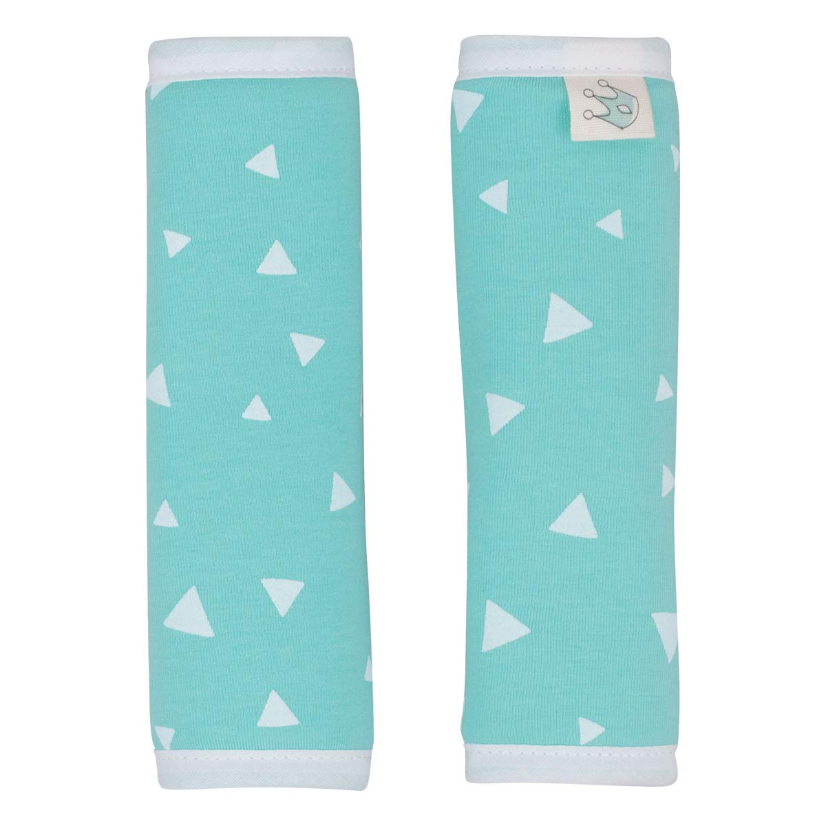 JYOKO Kids Padded Harness Protector for Stroller Carseat (Mint Sparkles, 17 x 18)