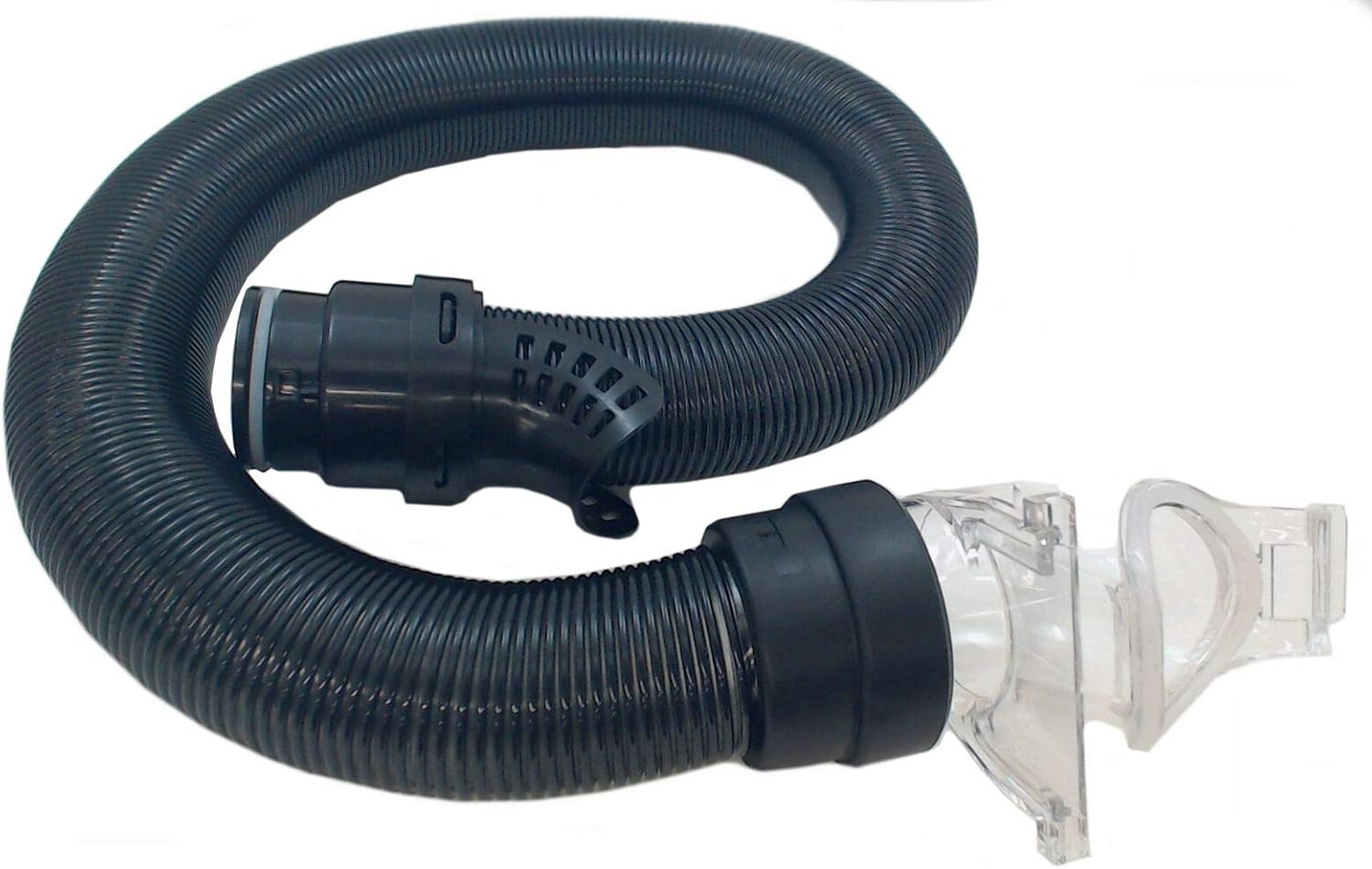 TVP Black Hose Assembly with Cuffs & Elbow for Bissell Pet Hair Eraser Upright Vacuum Cleaners # 1608846