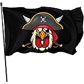Chicken Pirate Flag 3x5 Ft Outdoor Indoor With Grommet Garden Home House Yard Viking Banner Decorative Sign