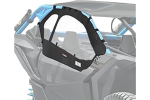 StarknightMT Soft Cab Enclosure Compatible with Can-Am Maverick X3 2-Seat (2017-2024) Windproof PVC Doors Soft Upper Doors To