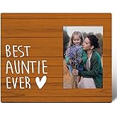 Aunt Picture Frame Gifts, Best Auntie Ever, Mother's Day Gifts for Auntie, Birthday Christmas Thanksgiving Gifts for Aunt, Aunt Gifts from Niece Nephew, Baby Pregnancy Announcement Gifts New Aunt