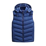 QWENTMTNTY Mens Outerwear Puffer Vests Casual