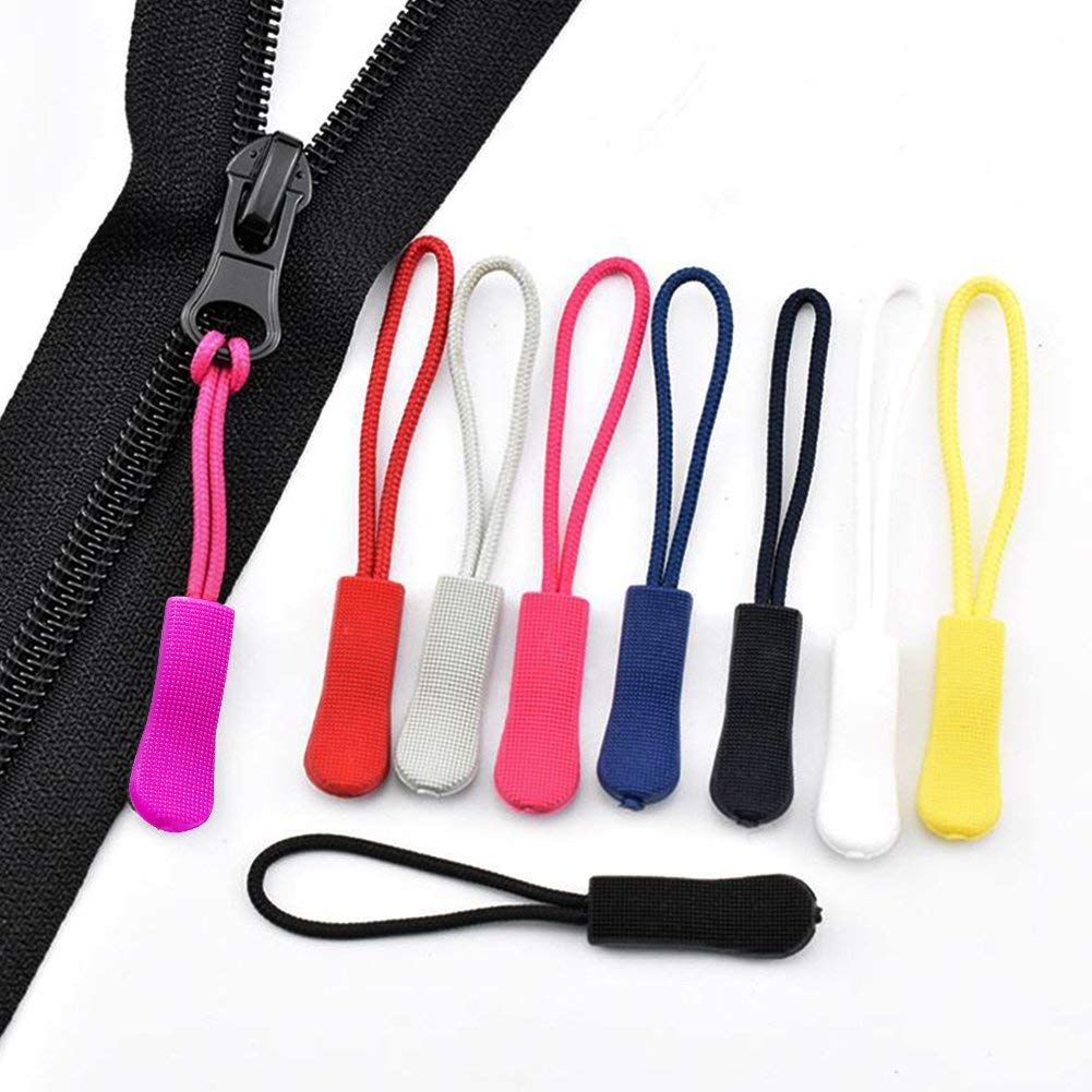 Luggage Zipper Pull Replacement for Backpack: YZSFIRM 10 Pcs Black Zipper Tab