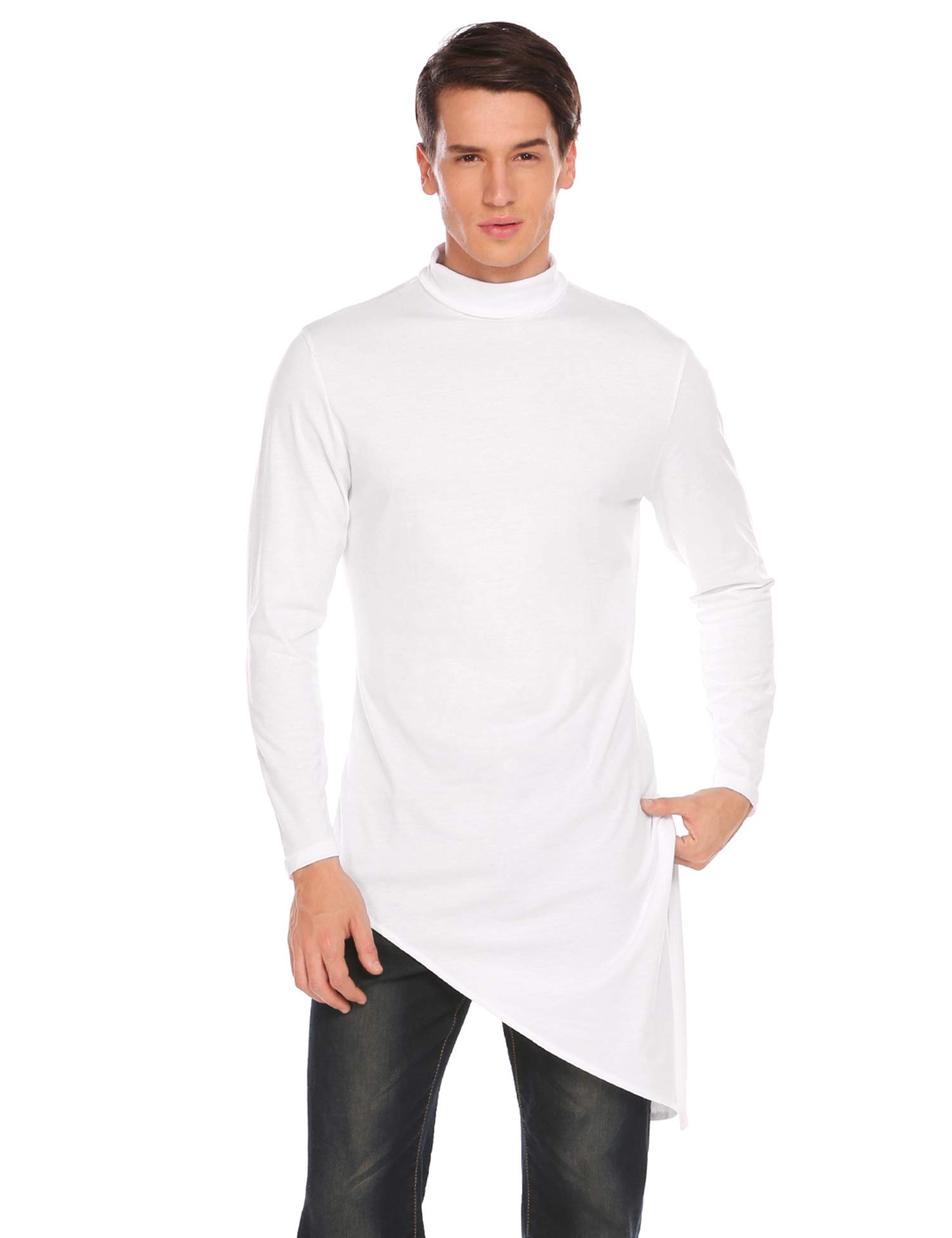 slim longline t shirt