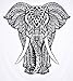 Elephant Mandala Indian Curtain Hippie Wall Hanging Door Window Large Curtains 2 PC Style Traditional Hippie by Handicraftspalace