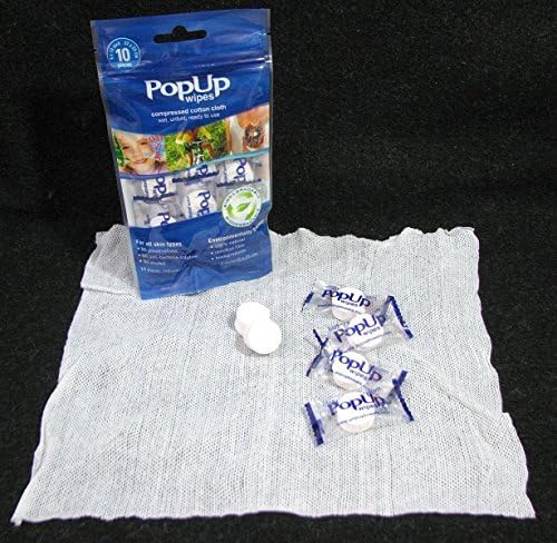 Popup Towel - Mini Wipes - Bag of 10 by PopUp Towels