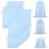 Hillban 20 Pcs Satin Adult Toy Bags with Drawstring
