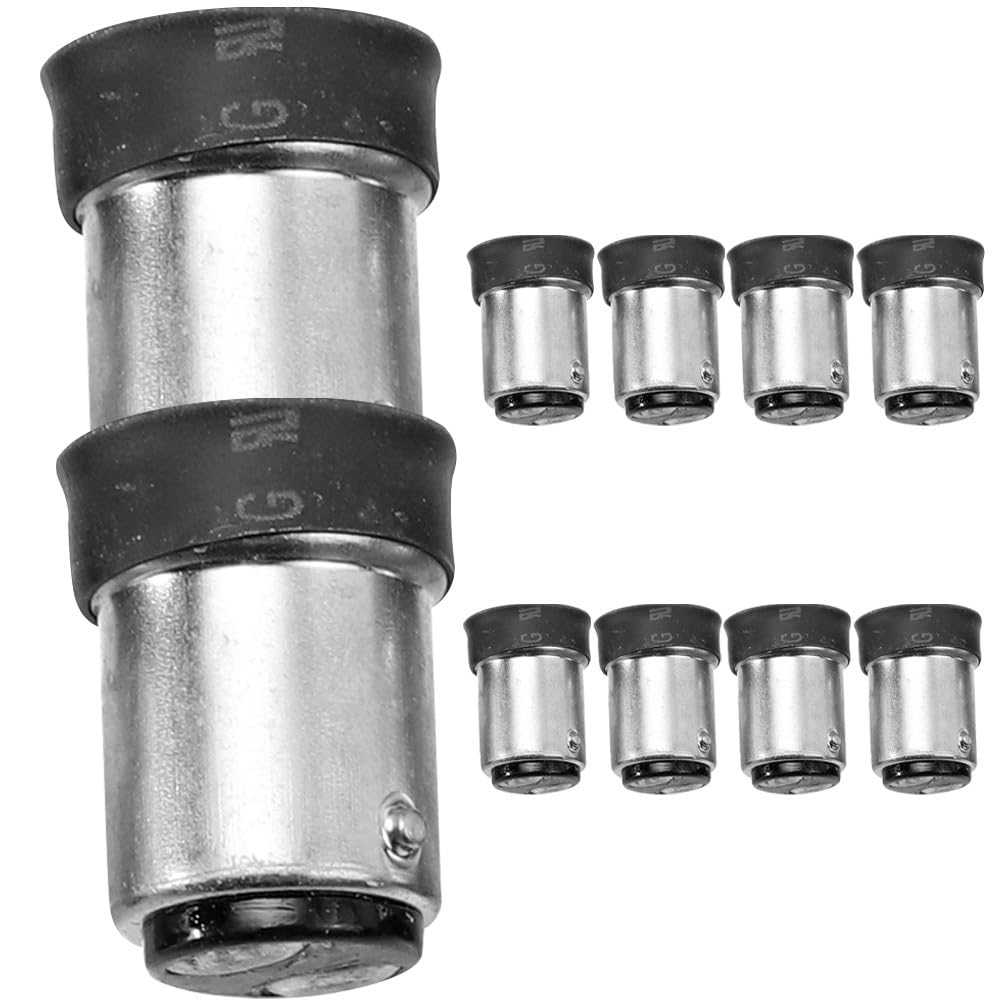 KONTONTY 10pcs Conversion Lamp Holder Bulb Adapters Converter for Lights Bulb Lamp Adapter Black Screw Light Lamps Copper B15 Lamp Holder Adapter Light Base Converters B15 to E14 Converter