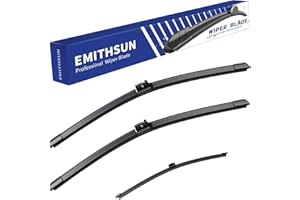 EMITHSUN® Windshield Wiper Blades Replacement for Mercedes-Benz Metris 2016-2023,That Meet OEM Quality Front Rear Wipers Blade Set for My Car-28"+18"+15"(Set of 3)