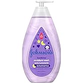 Johnson's Tear-Free Bedtime Baby Moisture Wash with Soothing NaturalCalm Aromas, 27.1 fl. oz