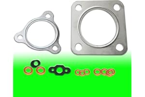 Haturbo RHF55V Turbo Stainless Steel Gasket kit Fits for Isuzu NRR NPR Truck for GMC W 5.2L 4HK1 for Isuzu NQR NPR75 NRR W5500 Truck 8982490470 8981479061 8980277725 8980277726 Turbocharger
