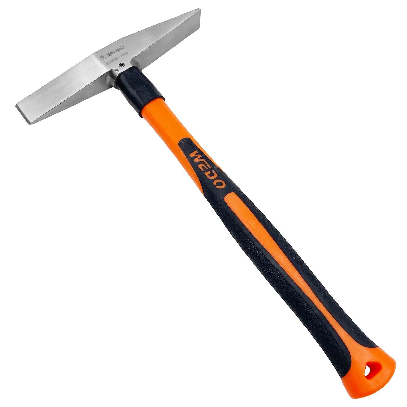 WEDO Welding Hammer,300g,Scaling Hammer with Fiberglass Handle,Chipping Hammer, Stainless Steel, Corrosion Resistant, Rust Proof,Environmental Friendly