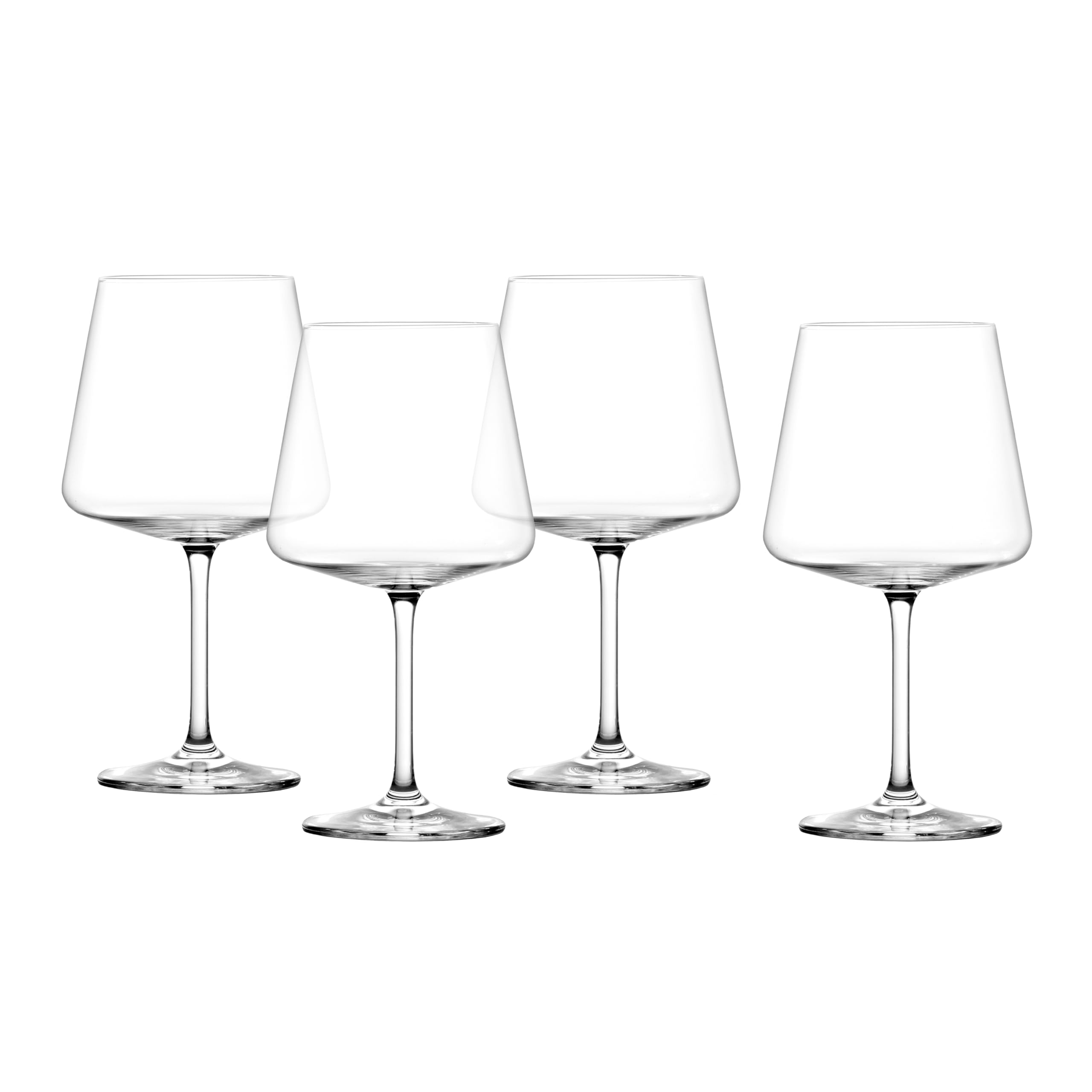 Photo 1 of SEE NOTES !!!!!!!!!!!!! Schott Zwiesel MioVino German Made Crystal Glass, 23 Oz. Burgundy (Set of 4), Clear