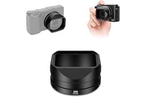JJC GR IV Lens Hood for Ricoh GR4 GRIV HDF Monochrome Digital Camera Accessories, Aluminum Lens Protective Shade for Ricoh GR