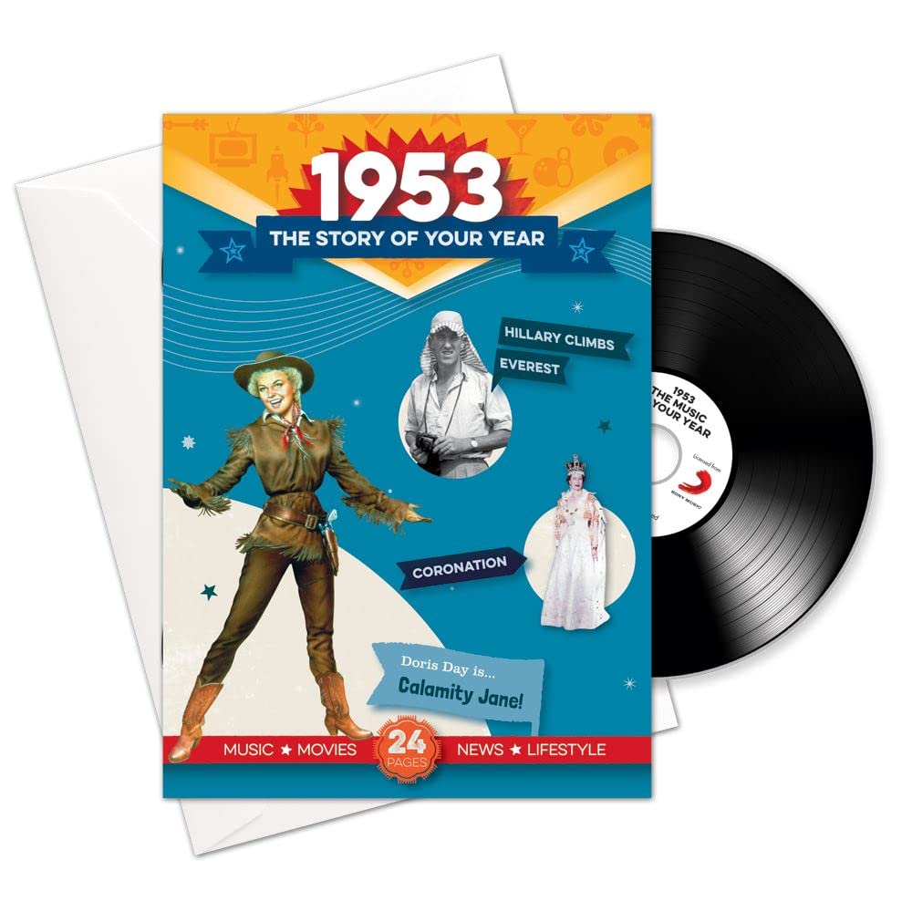 The Story of your Year - 1953. Booklet, Compliation of Hit Music and Greeting Card in one. RetroCo Ltd. [Audio CD]