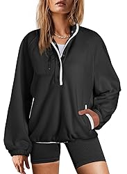Dokotoo Oversized Sweatshirt for Women Fuzzy Sherpa