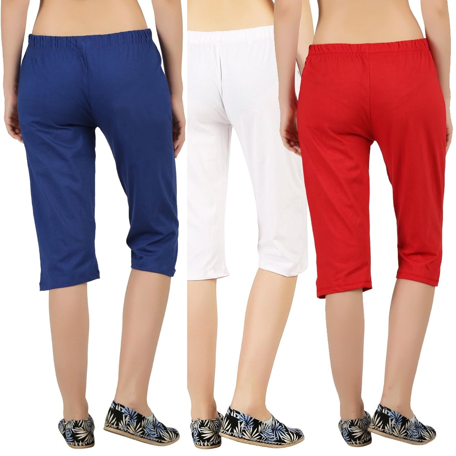 hotfits women's cotton graphic capri