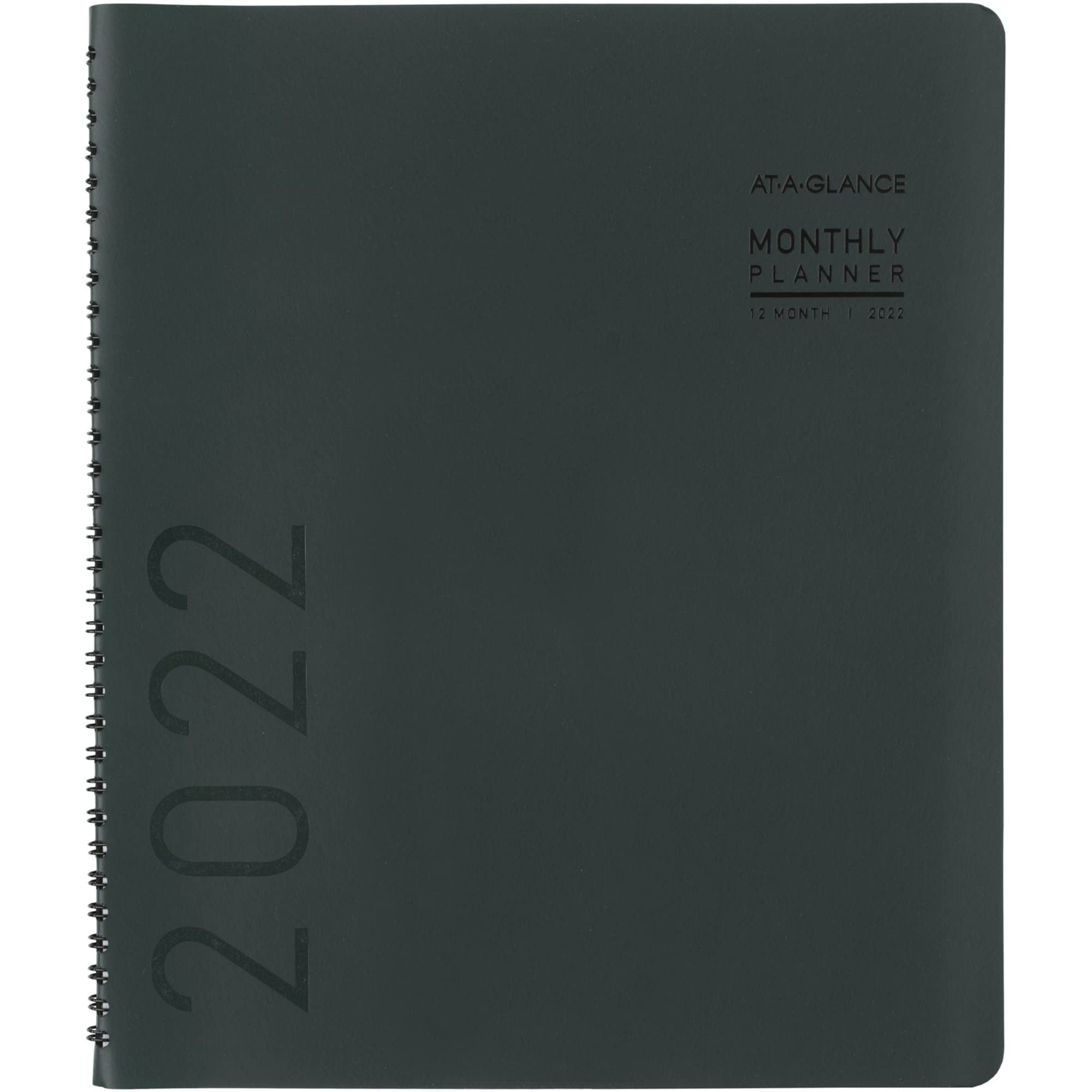 AT-A-GLANCE 2022 Monthly Planner by AT-A-GLANCE, 9" x 11", Large, Contemporary, Forest (70250X61)