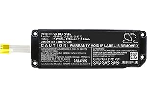 Cameron Sino Battery for Bose Soundlink Mini 2 PN:Bose 088772, 088789, 088796 2200mAh / 16.28Wh