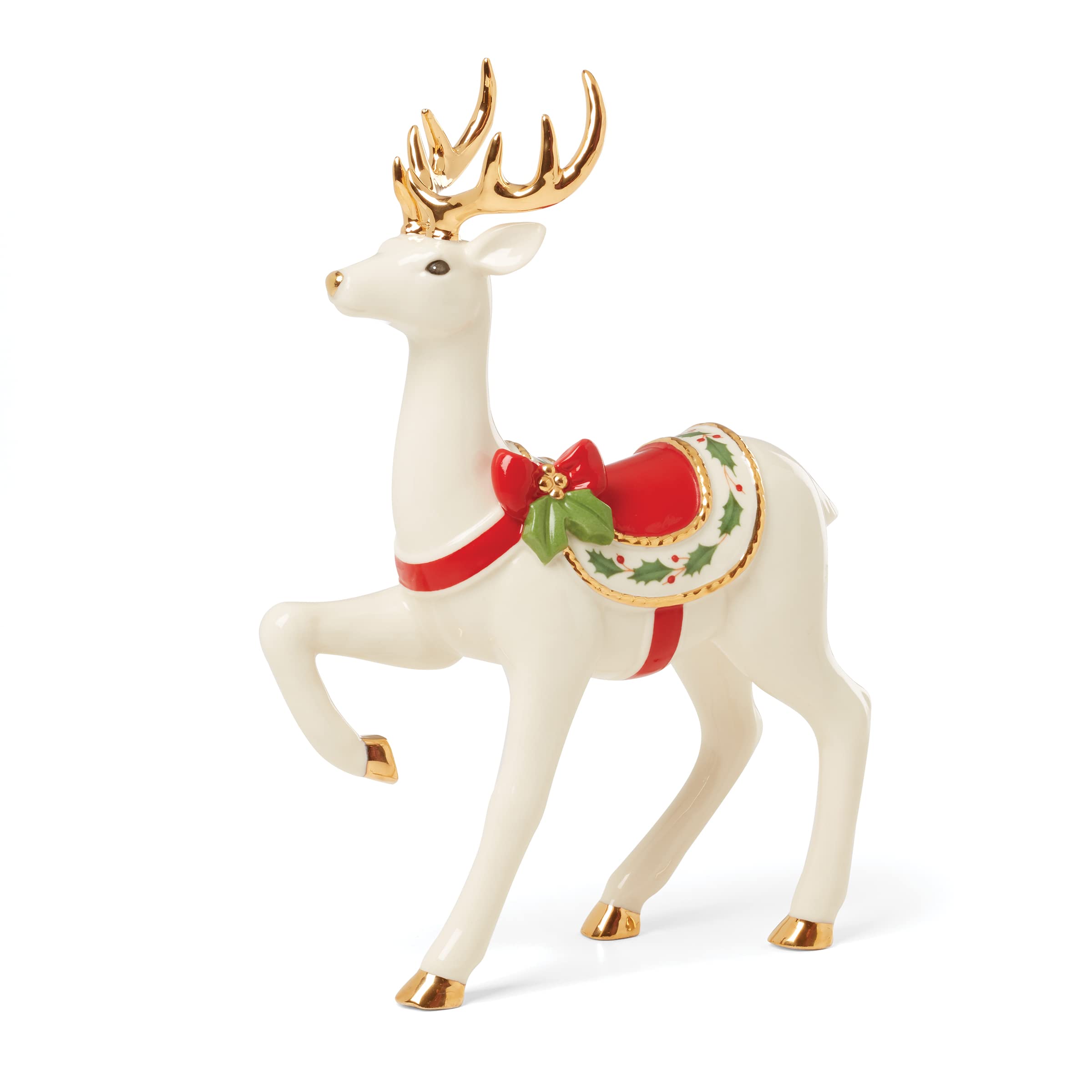 Lenox 894972 Standing Reindeer Figurine, Christmas & Holiday Decor
