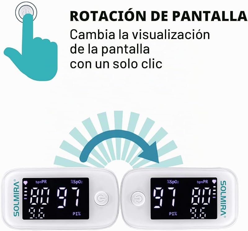 Oxímetro de Pulso de Dedo, Alta precisión, Resultado Rápido, Incluye Cordón