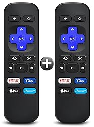 2 Pack Replacement Remote Control Only for Roku