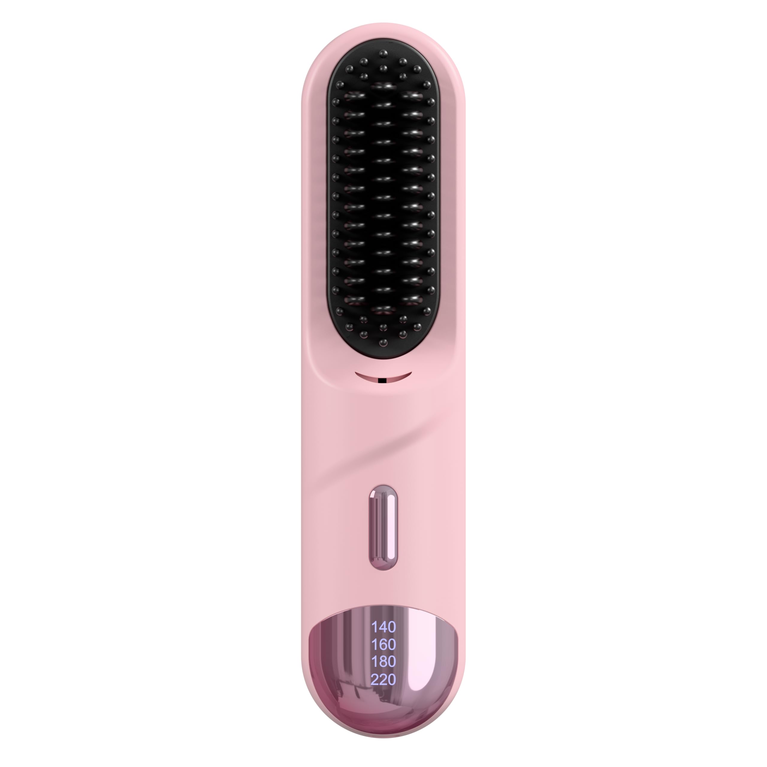 Photo 1 of 2025 Hair Straightener Brush Pale Pink