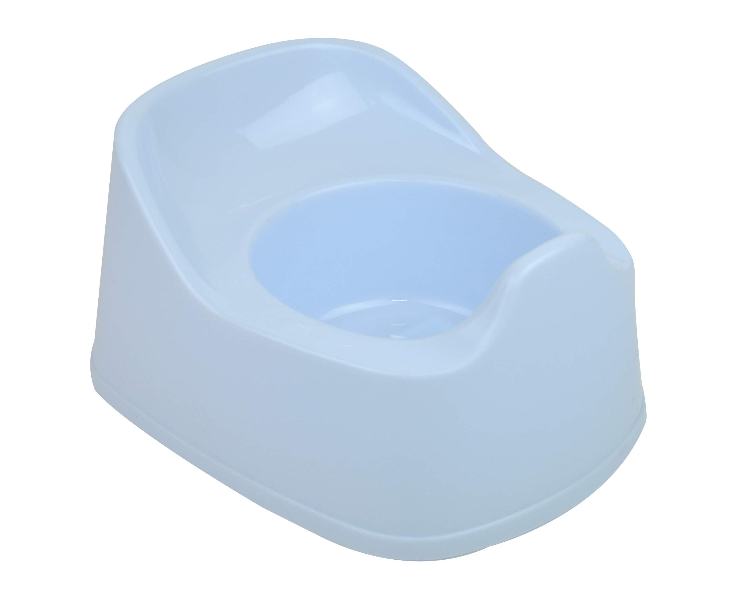 First Steps Re-usable Plastic Potty for Baby & Toddler for Potty Training, Blue