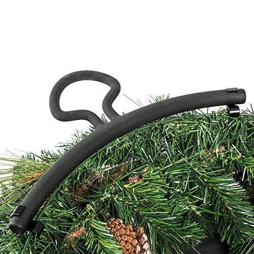 [48 Inch Wreath Storage Container] - for Christmas Wreath up to 48 Inches in Diameter | Bag Hooks Directly to Your Wire Wreath Frames to Prevent Sagging and Deformed Wreaths | Tree Keeper (48-Inch) - Thumbnail 4