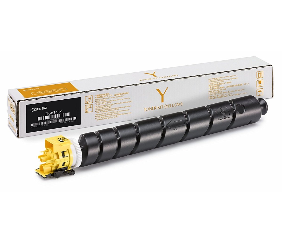 Kyocera TK-8345Y Cartridge 15,000 Pages Yellow - Toner & Laser Cartridges (Yellow, Kyocera TASKalfa 2552ci, 1 Piece, Laser Cartridge, 15,000 Pages)