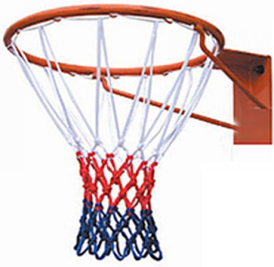 maxgoods All-Weather Red/White/Blue Basketball Net,3-Pack
