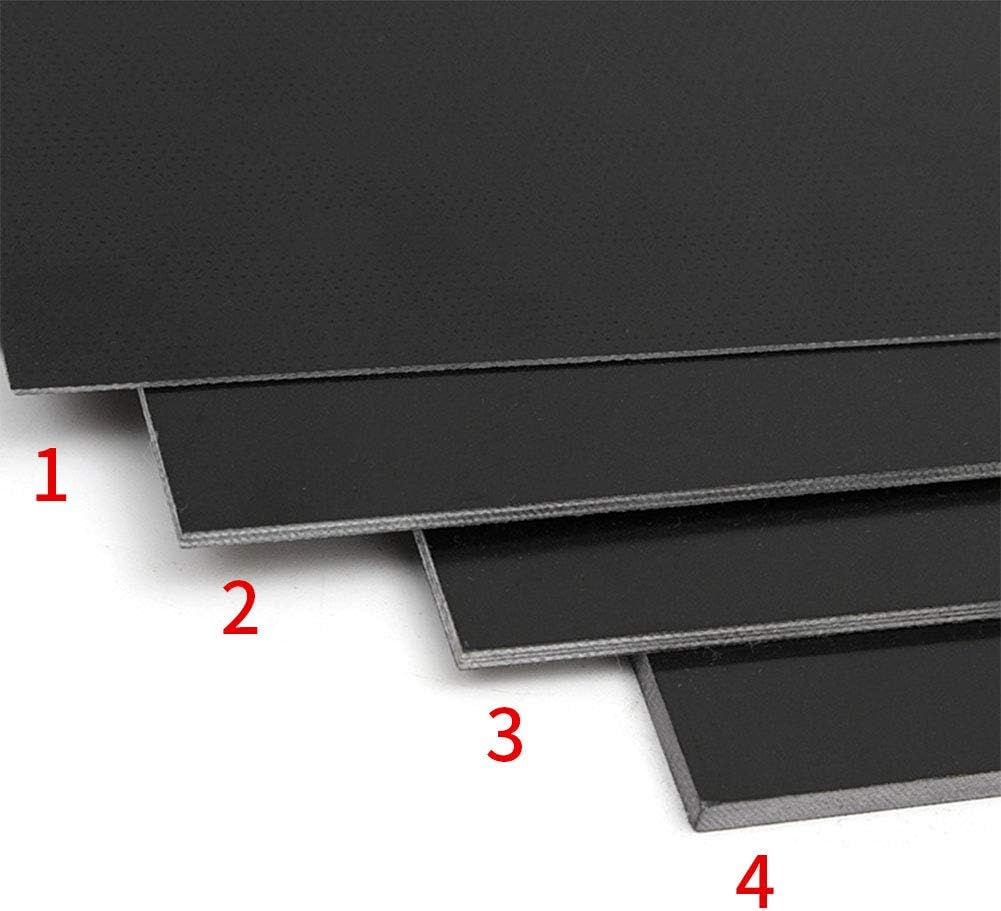 Tree2018 Fiberglass Plate Black Glassfibre Template Board Sheet Epoxy Glass Fiber Fibreglass Plate For DIY handle Craft Supplies 300x170mm - Image 4