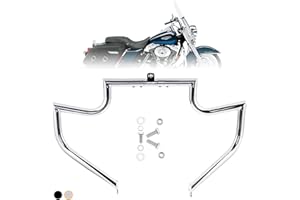 Kinglemc Crash Bar Engine Guard Highway Bar for Harley Davidson Touring Road King Street Glide Electra Glide CVO and Trike Models 97-08 (Silver)