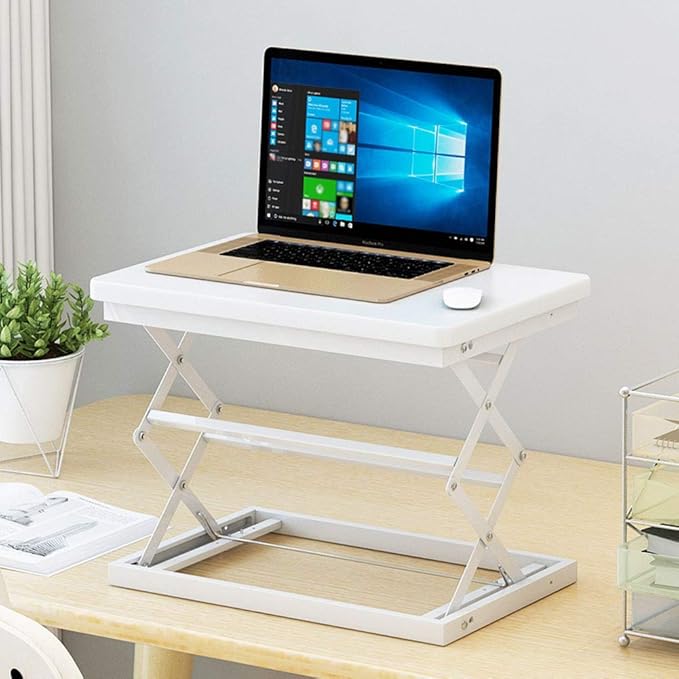 ST＆ED Height Adjustable Standing Desk, Foldable Extender, Table Mobile