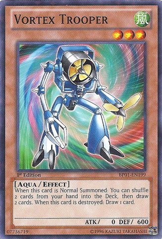 Yu-Gi-Oh! - Vortex Trooper (BP01-EN199) - Battle Pack: Epic Dawn - 1st Edition - Starfoil Rare